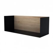 Oak U Shelf Medium - Black - 55 x 22 x 22 cm